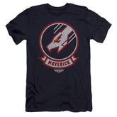 Top Gun: Maverick Maverick Call Sign Men's Ultra-Soft 30/1 Cotton Slim Short-Sleeve T-Shirt